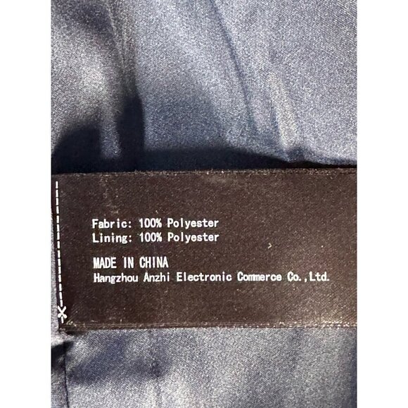 Wantdo Women's Sz XL Navy Blue Double Breasted Winter Trench Jacket Pea Coat - Picture 7 of 12